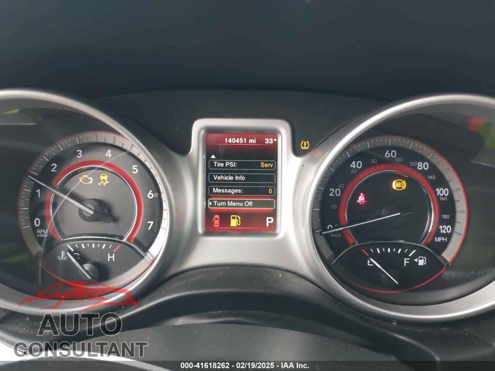 DODGE JOURNEY 2019 - 3C4PDCBB3KT848432