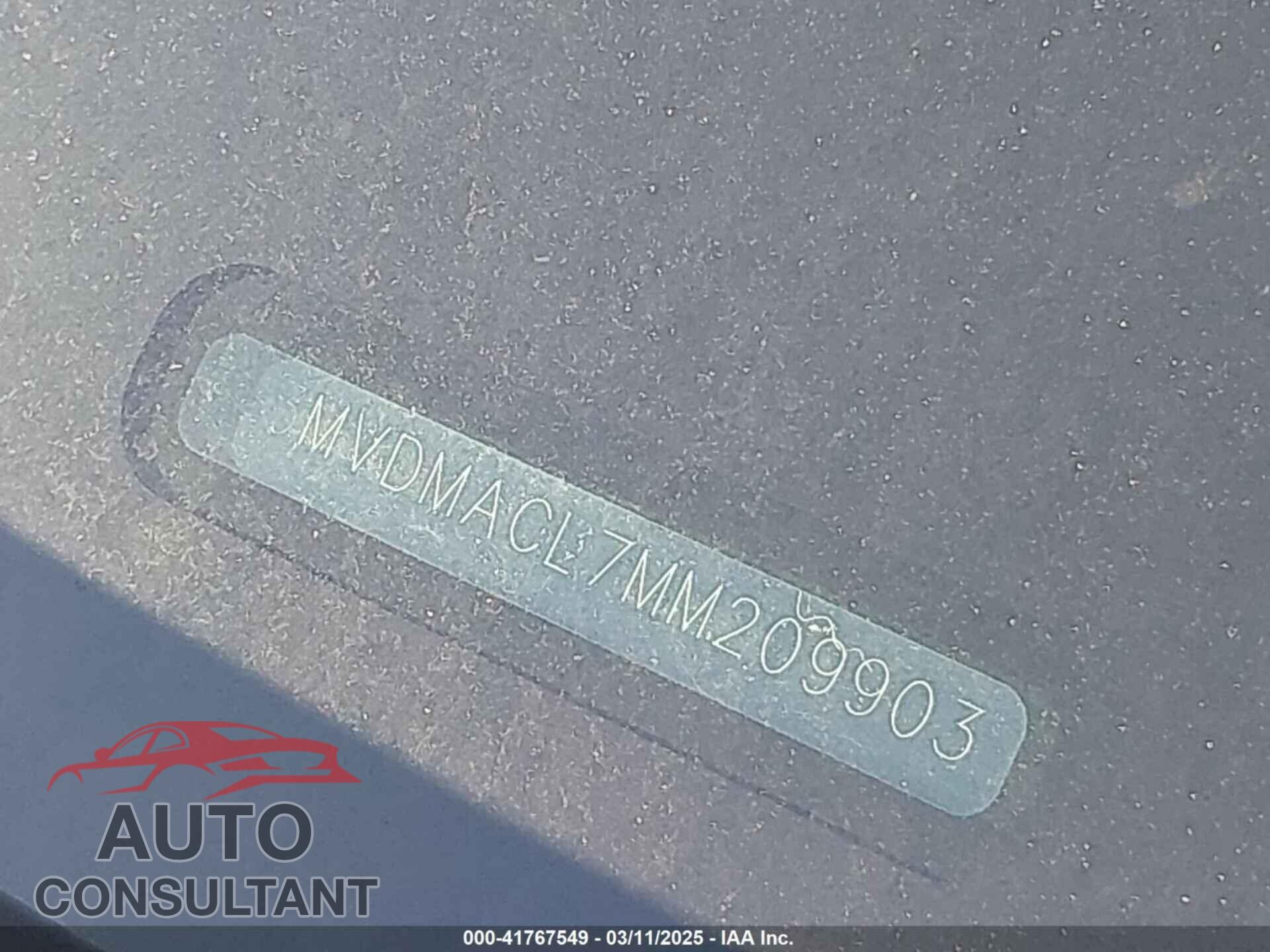 MAZDA CX-30 2021 - 3MVDMACL7MM209903