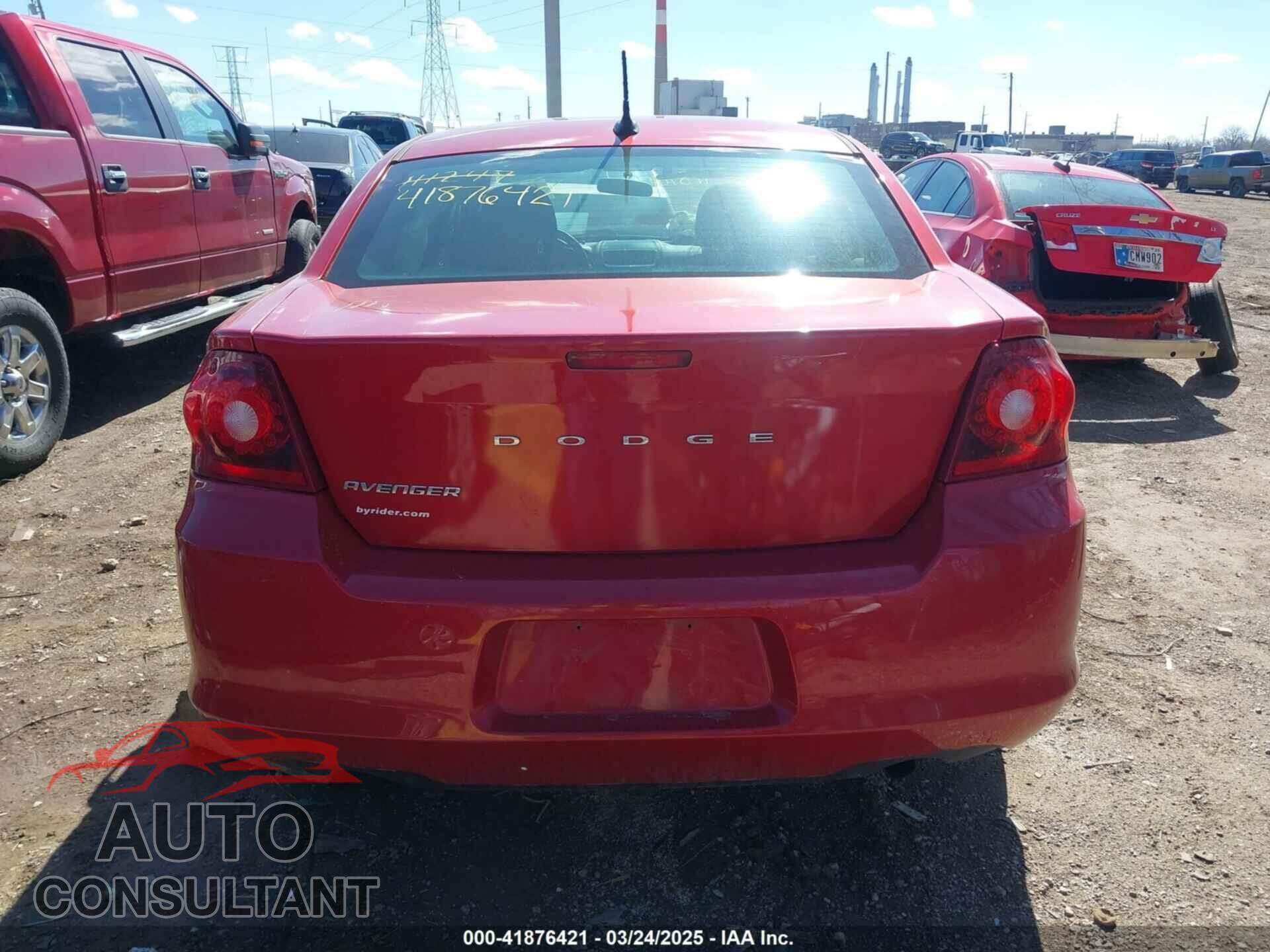 DODGE AVENGER 2014 - 1C3CDZAB0EN111247