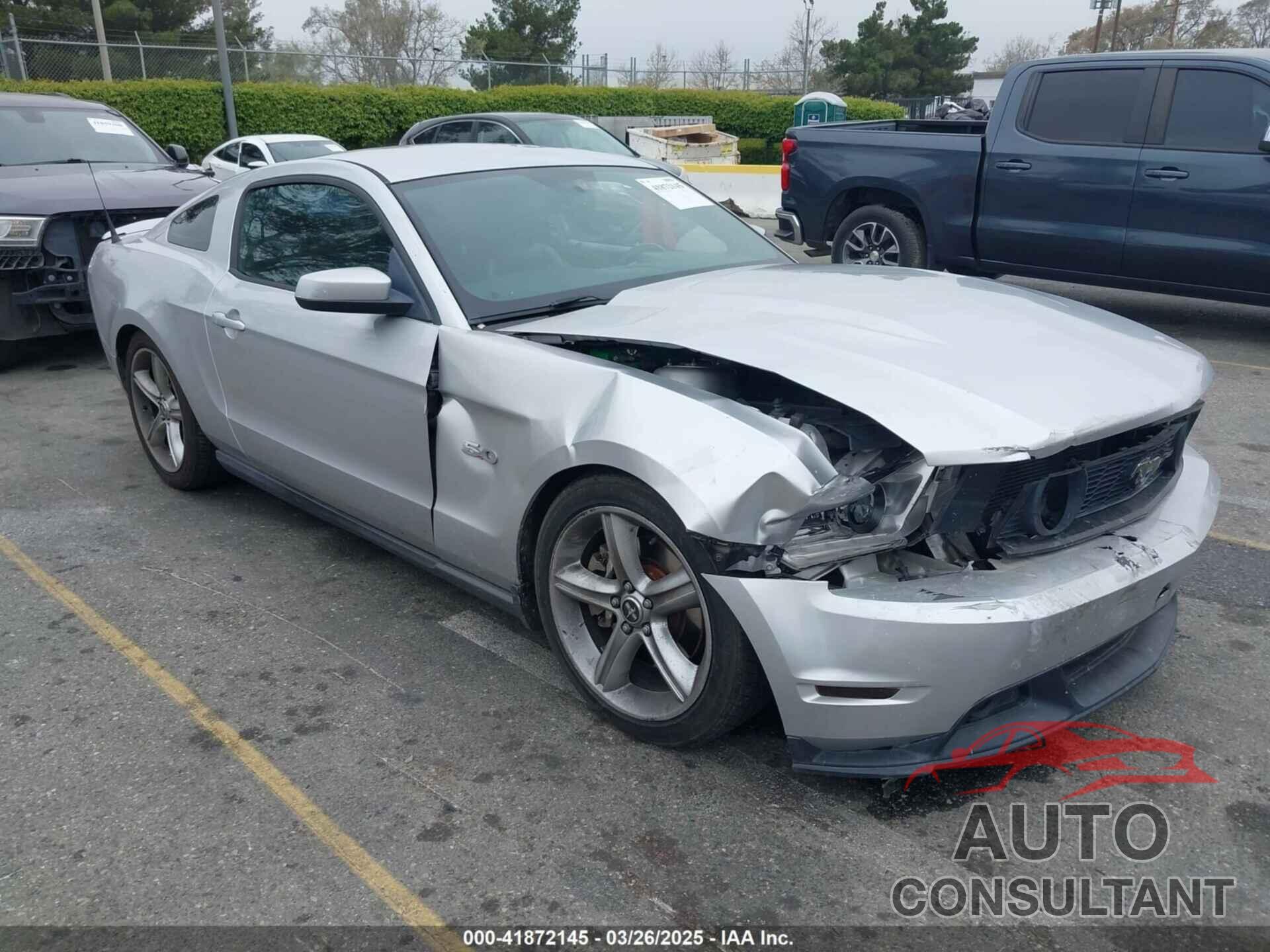 FORD MUSTANG 2012 - 1ZVBP8CF0C5265203