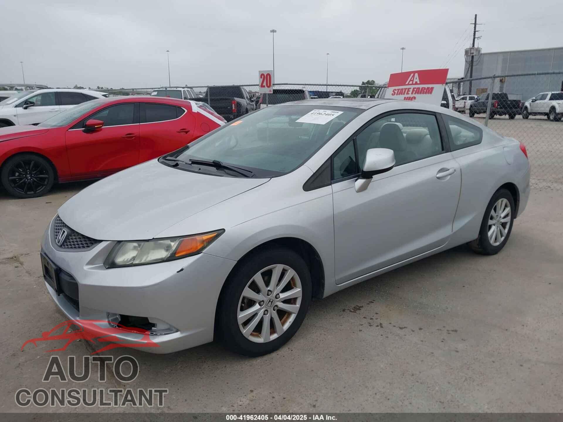 HONDA CIVIC 2012 - 2HGFG3B87CH539467