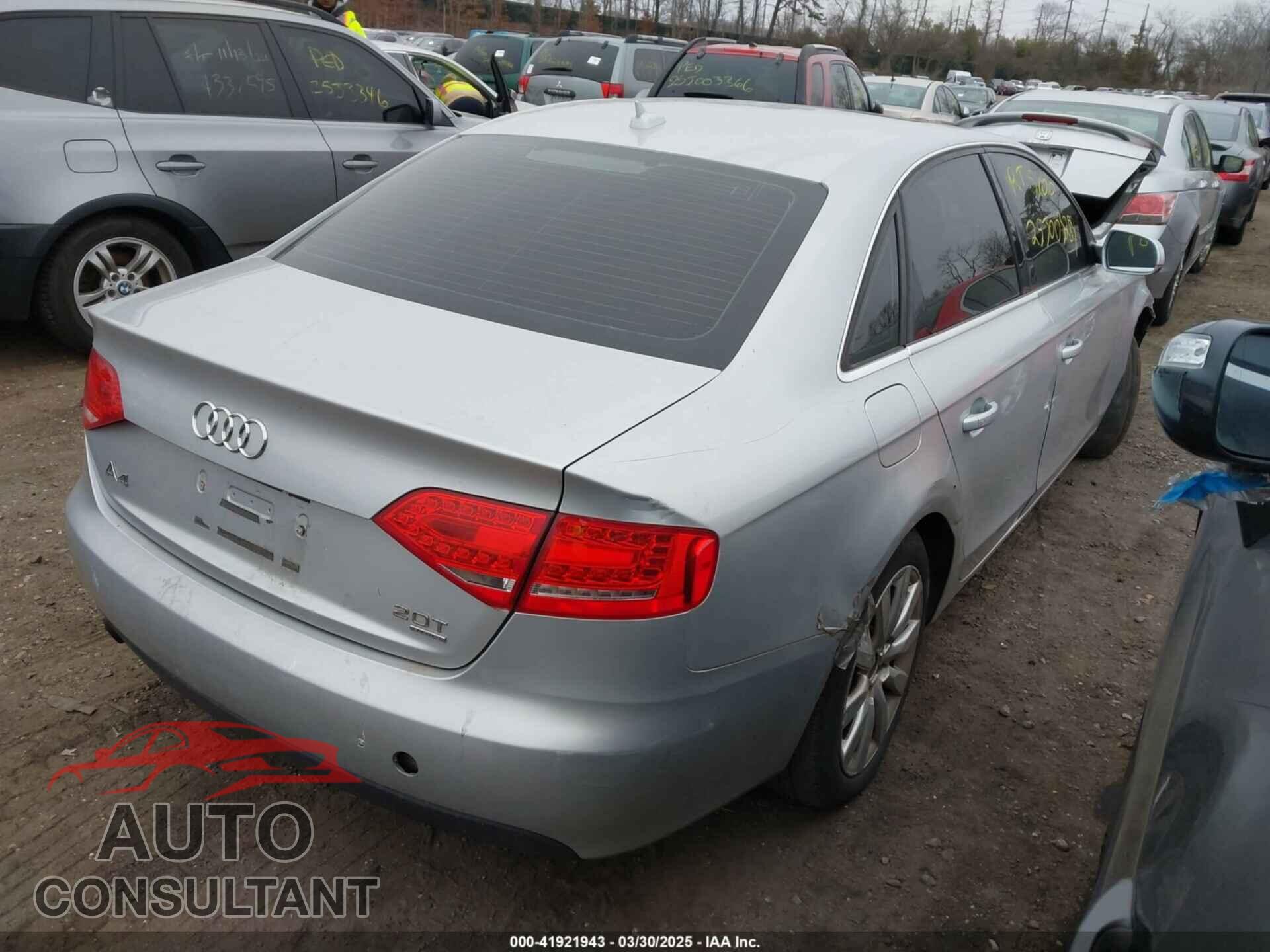 AUDI A4 2012 - WAUBFAFL9CA112452