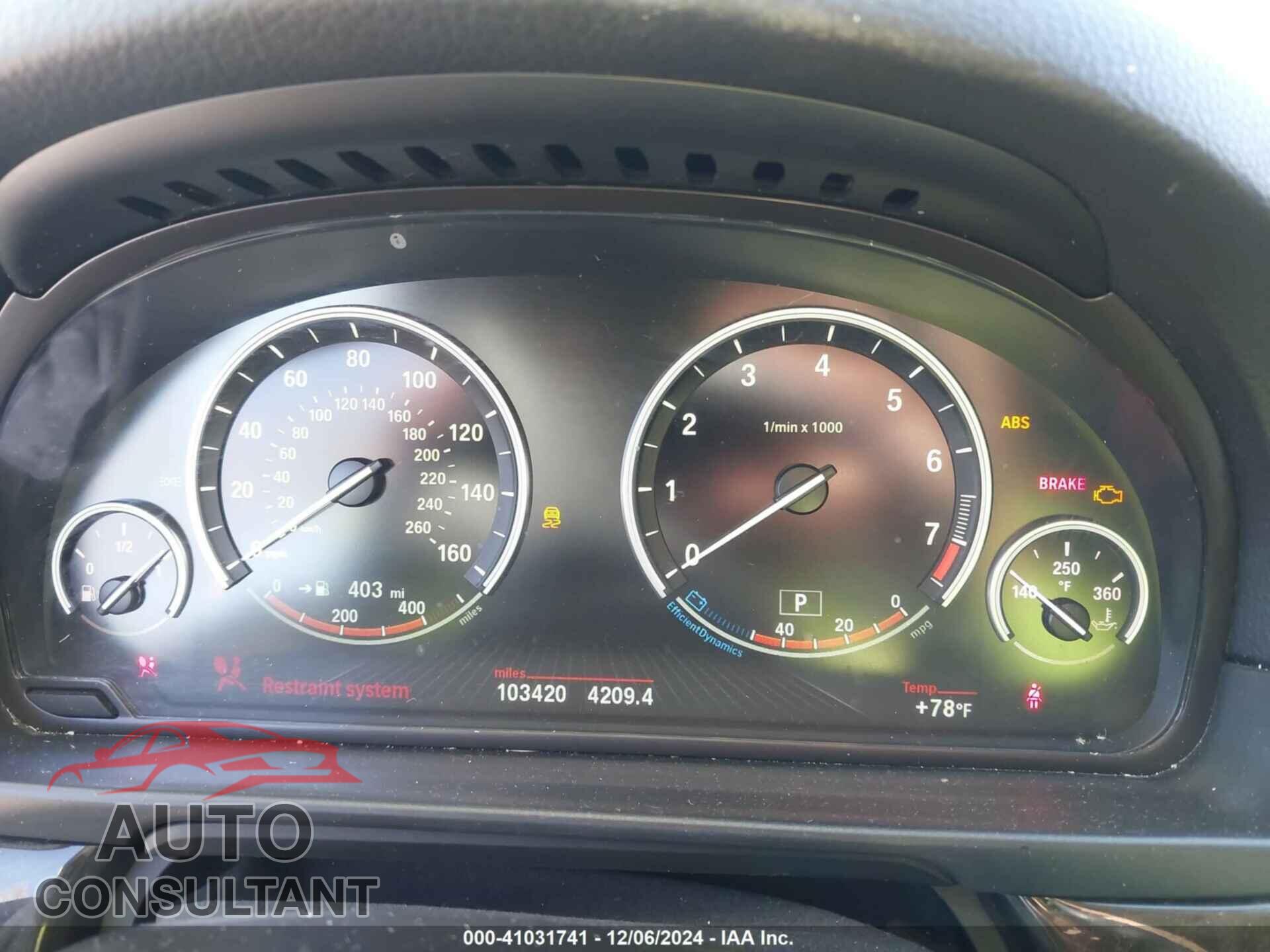 BMW 535I 2015 - WBA5B1C56FD918704