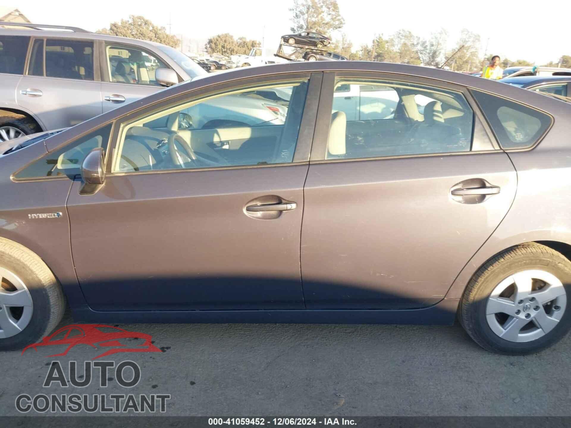 TOYOTA PRIUS 2011 - JTDKN3DU2B0296859