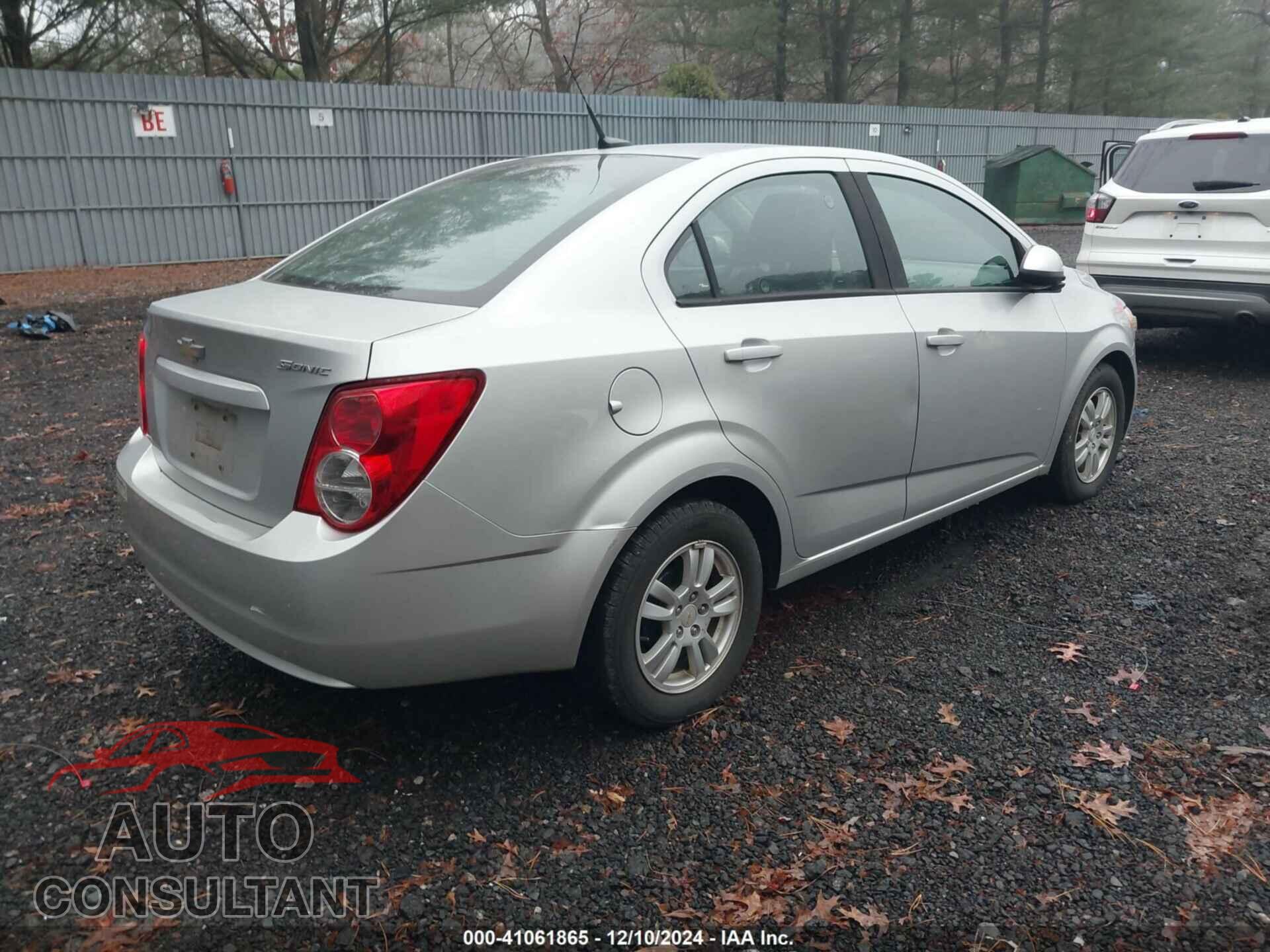 CHEVROLET SONIC 2012 - 1G1JA5SH3C4153608