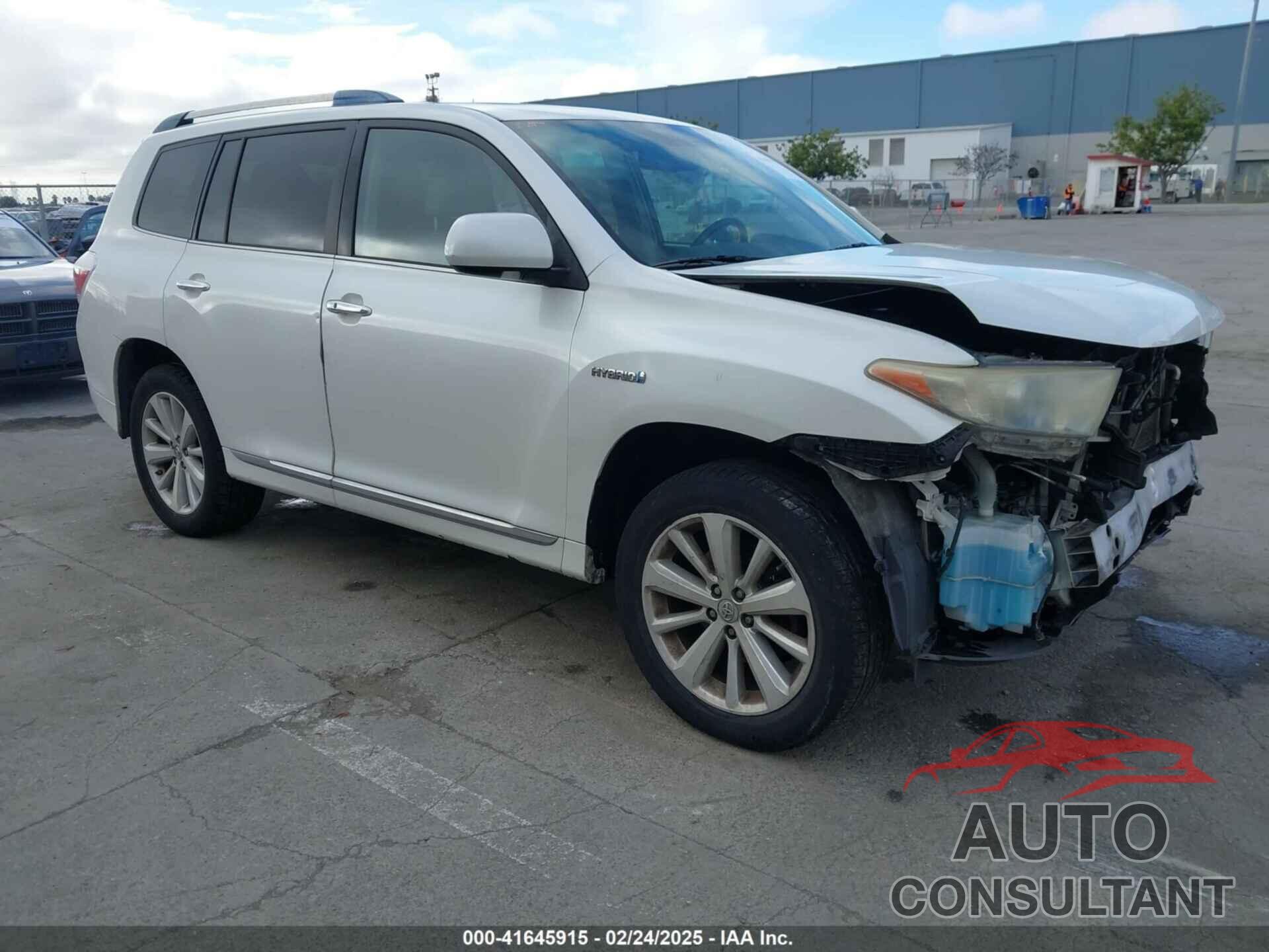 TOYOTA HIGHLANDER HYBRID 2011 - JTEDC3EHXB2002186