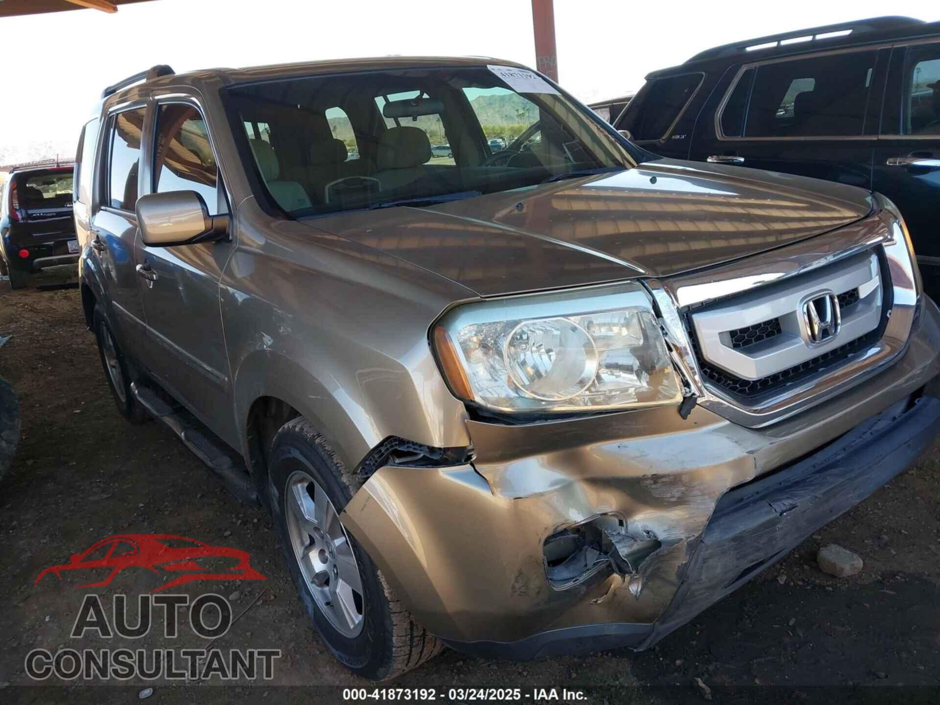 HONDA PILOT 2011 - 5FNYF3H4XBB028225