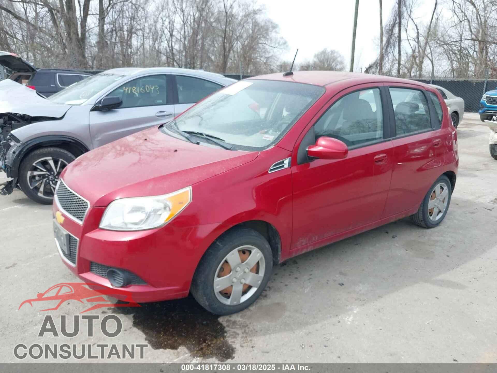 CHEVROLET AVEO 2011 - KL1TD6DEXBB131879