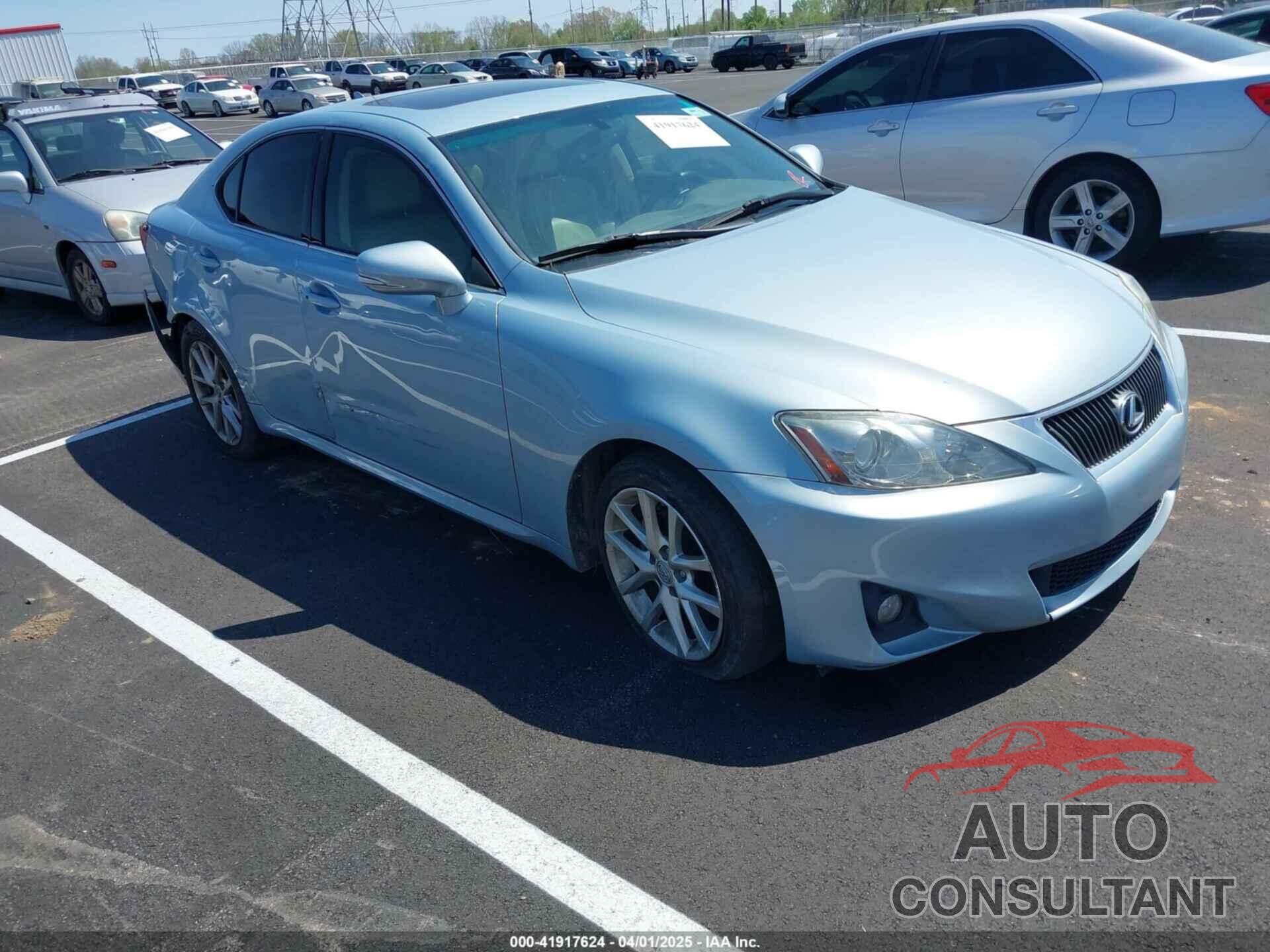 LEXUS IS 250 2012 - JTHBF5C27C5167544