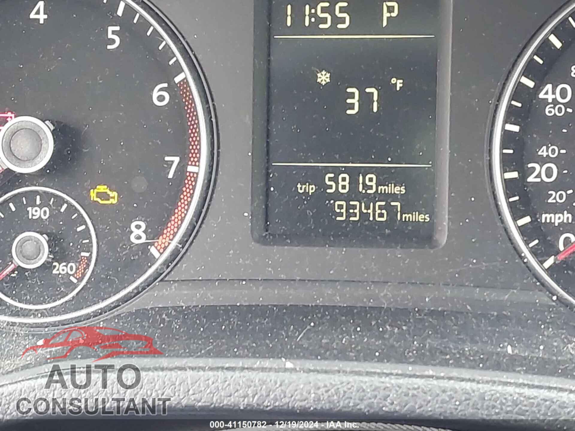 VOLKSWAGEN PASSAT 2014 - 1VWAT7A3XEC081265