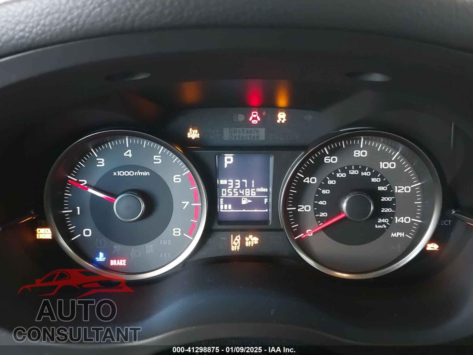 SUBARU FORESTER 2016 - JF2SJAFCXGH462091