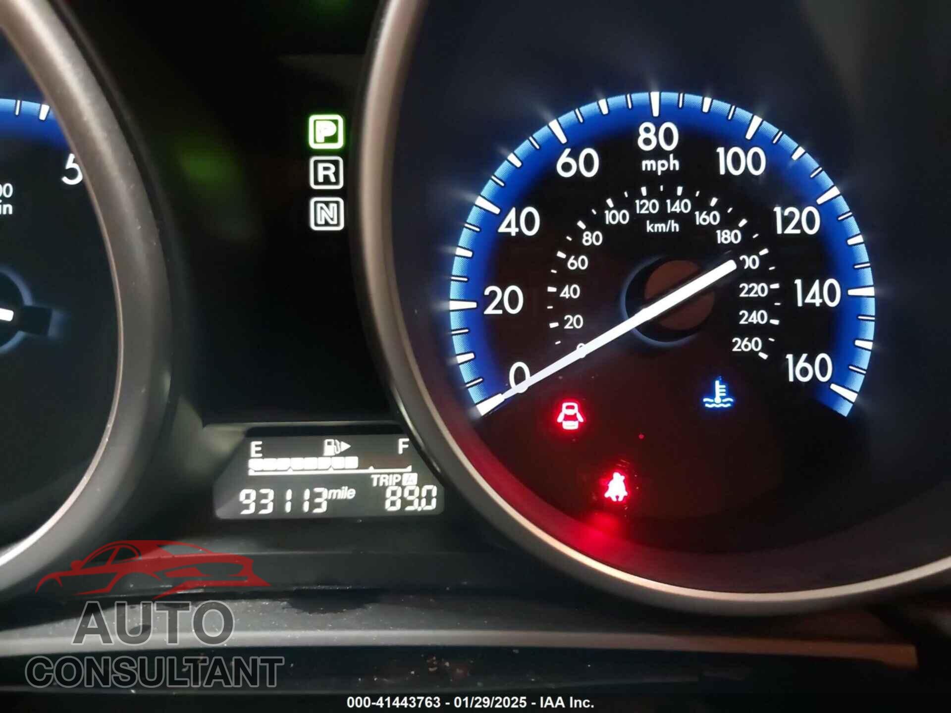 MAZDA MAZDA3 2012 - JM1BL1V87C1574775