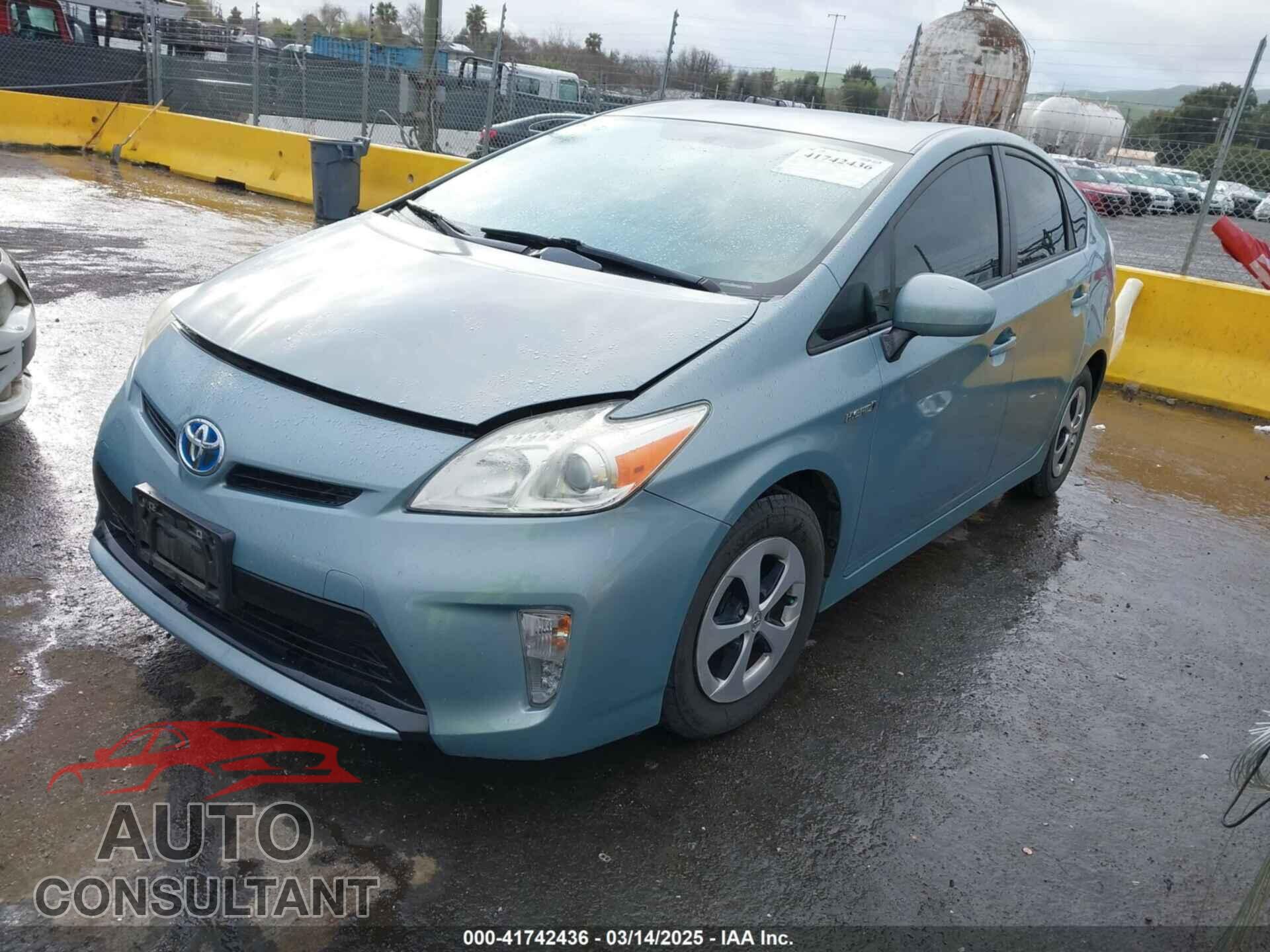 TOYOTA PRIUS 2012 - JTDKN3DU1C1560195