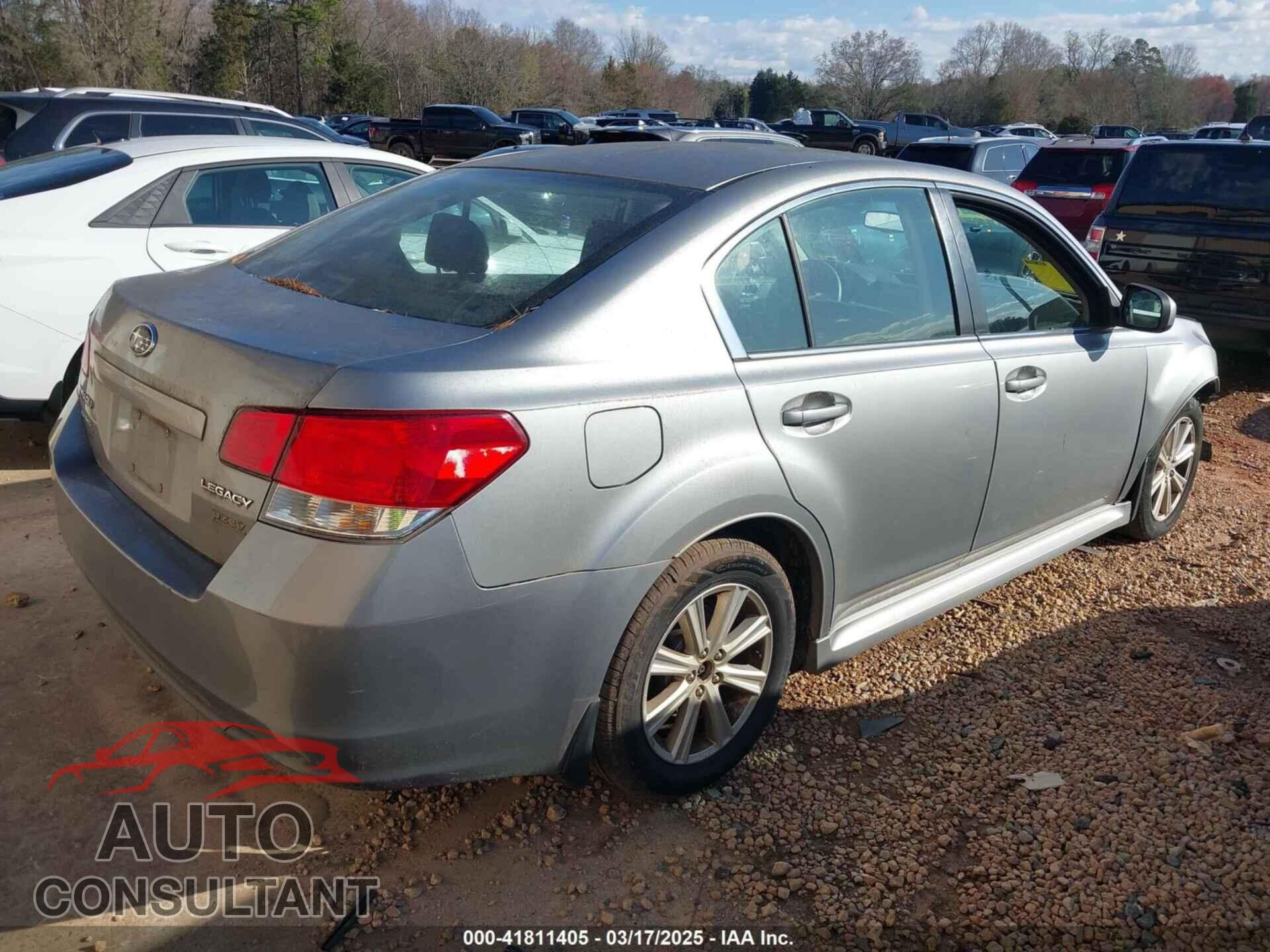 SUBARU LEGACY 2011 - 4S3BMBC60B3218630