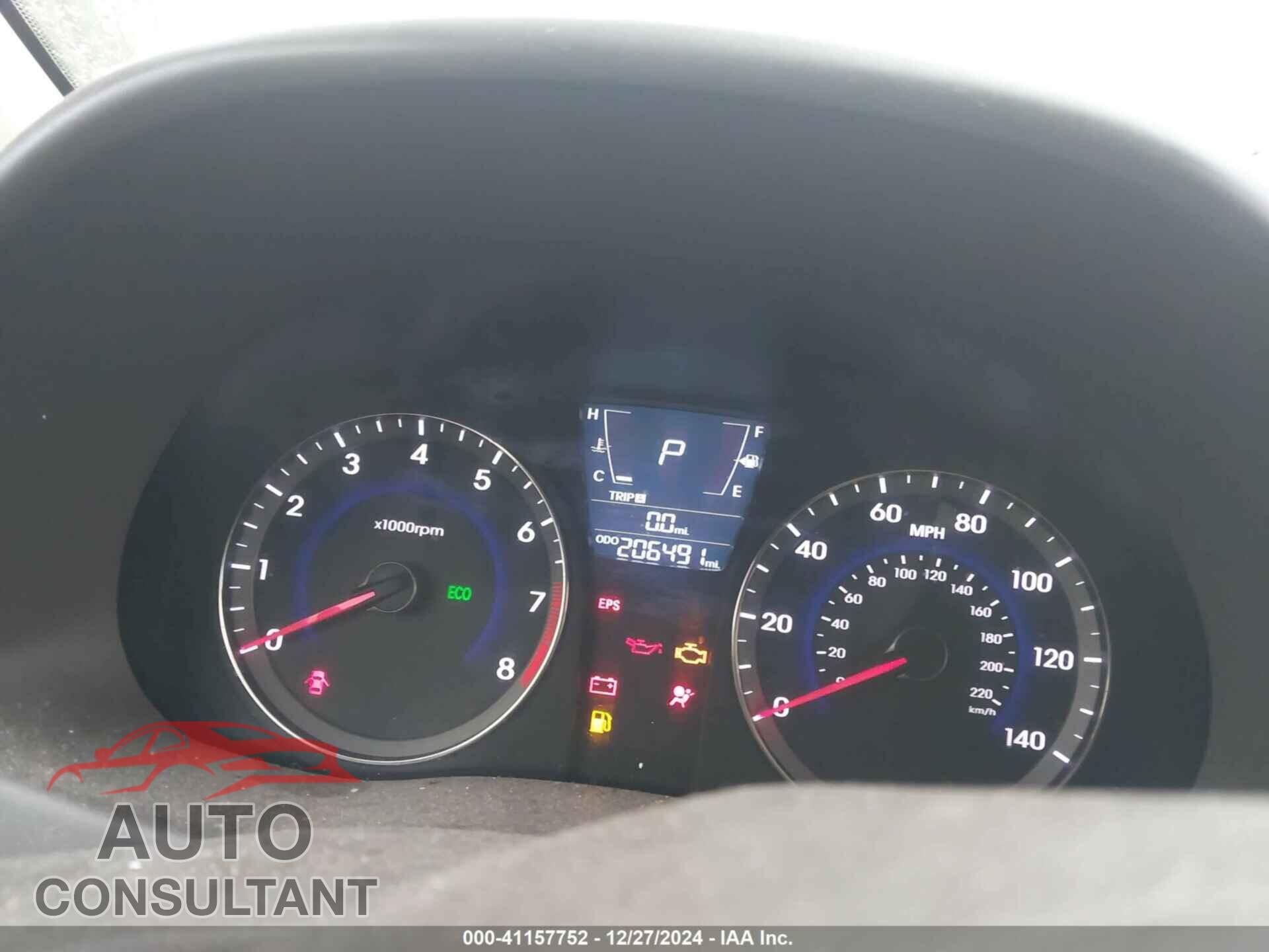HYUNDAI ACCENT 2013 - KMHCT4AE3DU311728