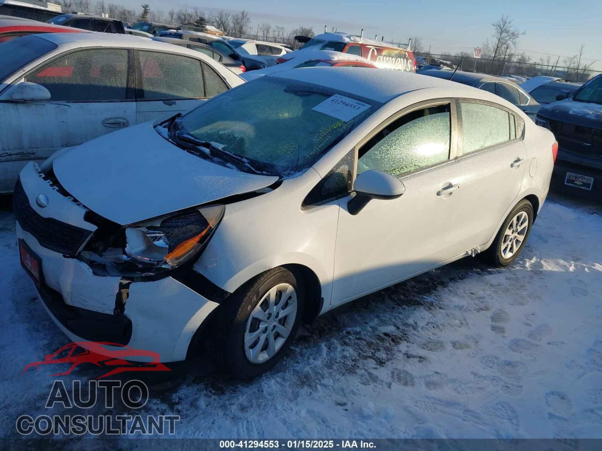 KIA RIO 2013 - KNADM4A38D6192919