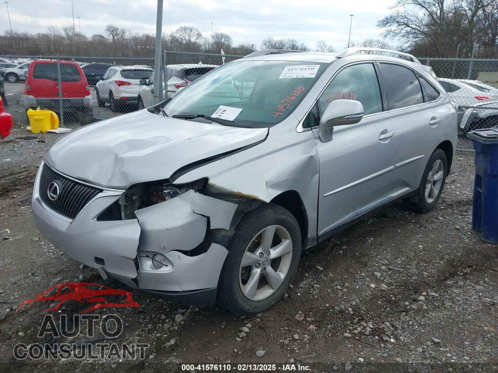 LEXUS RX 350 2011 - 2T2BK1BA3BC119762