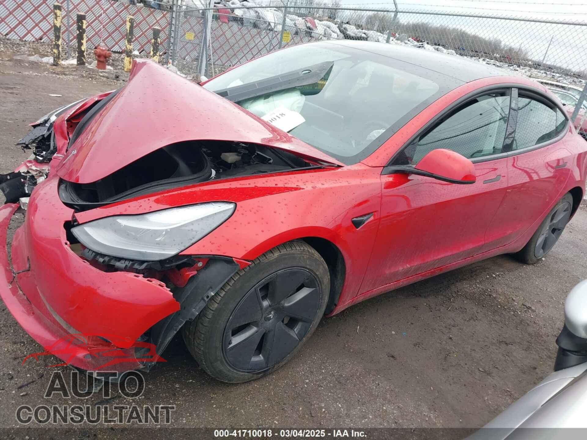 TESLA MODEL 3 2022 - 5YJ3E1EA5NF355597