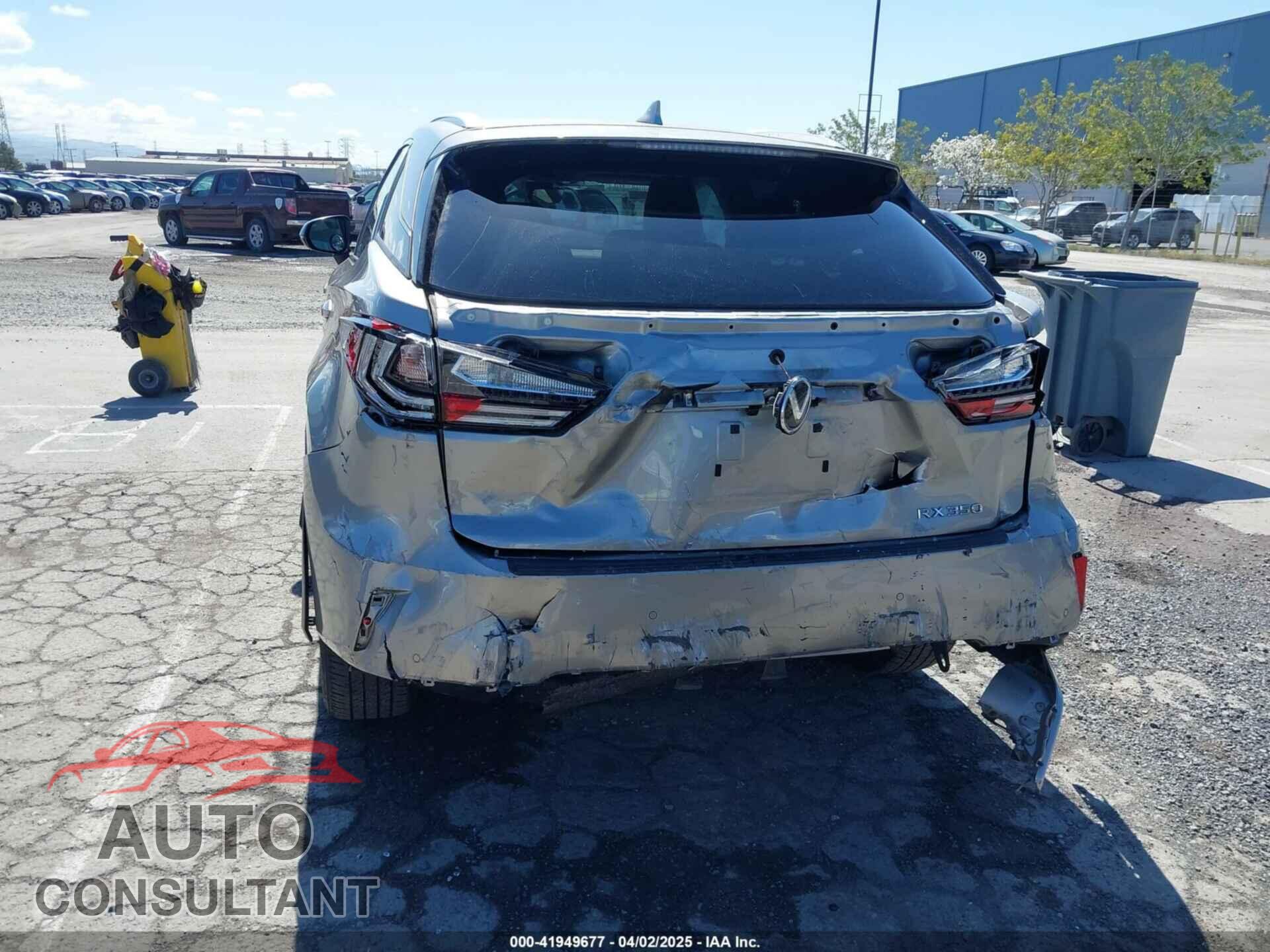 LEXUS RX 350 2017 - 2T2BZMCA7HC123303