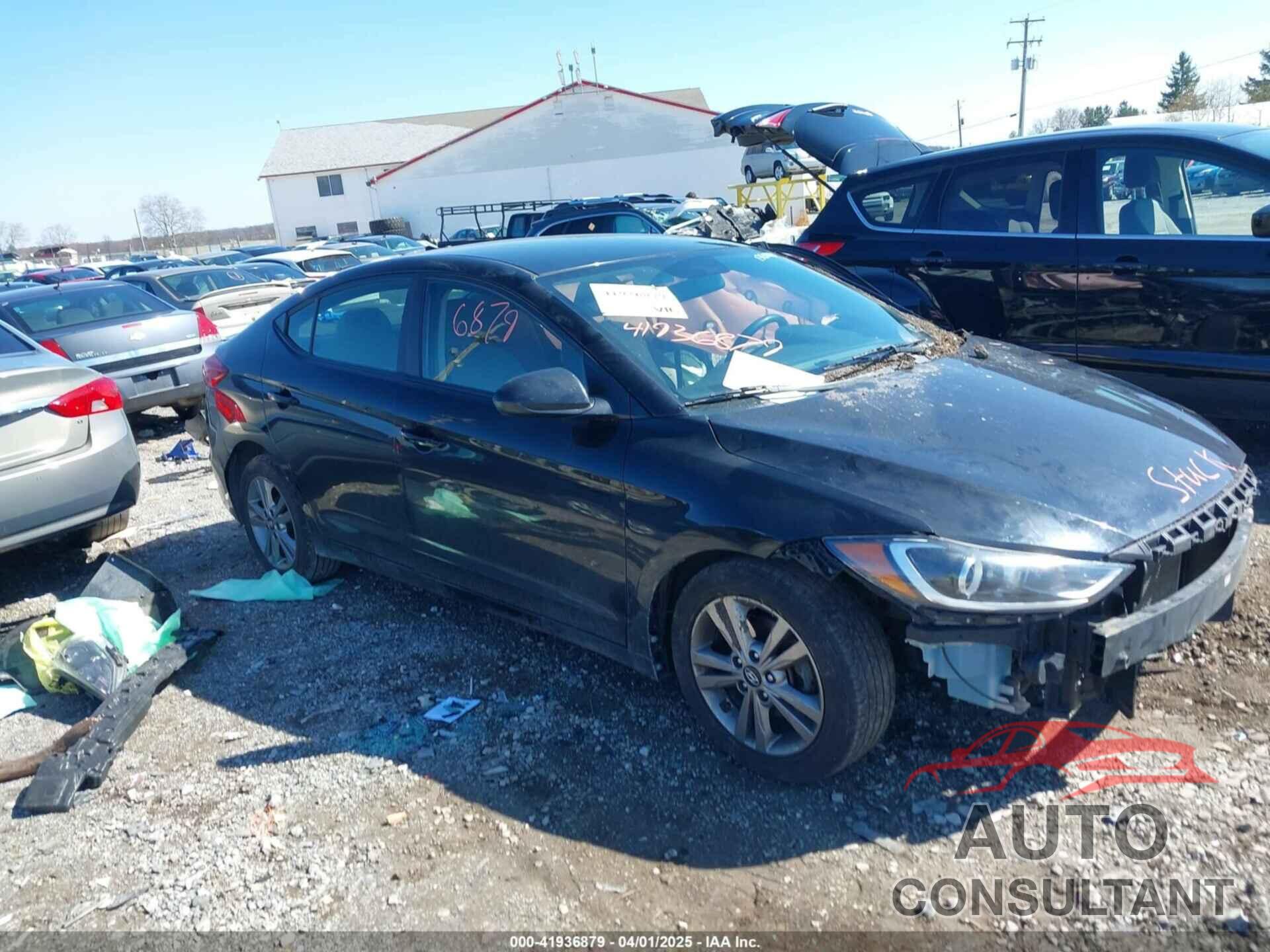 HYUNDAI ELANTRA 2017 - KMHD84LF1HU384887