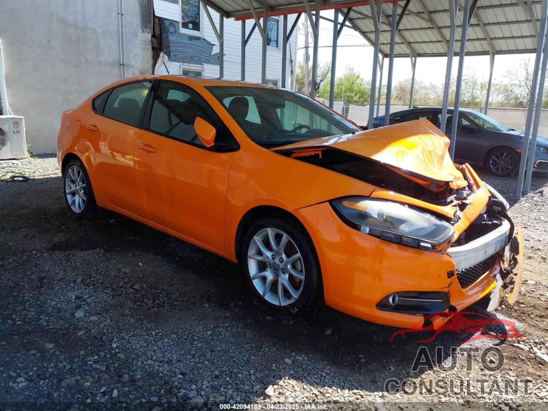 DODGE DART 2013 - 1C3CDFBAXDD338437