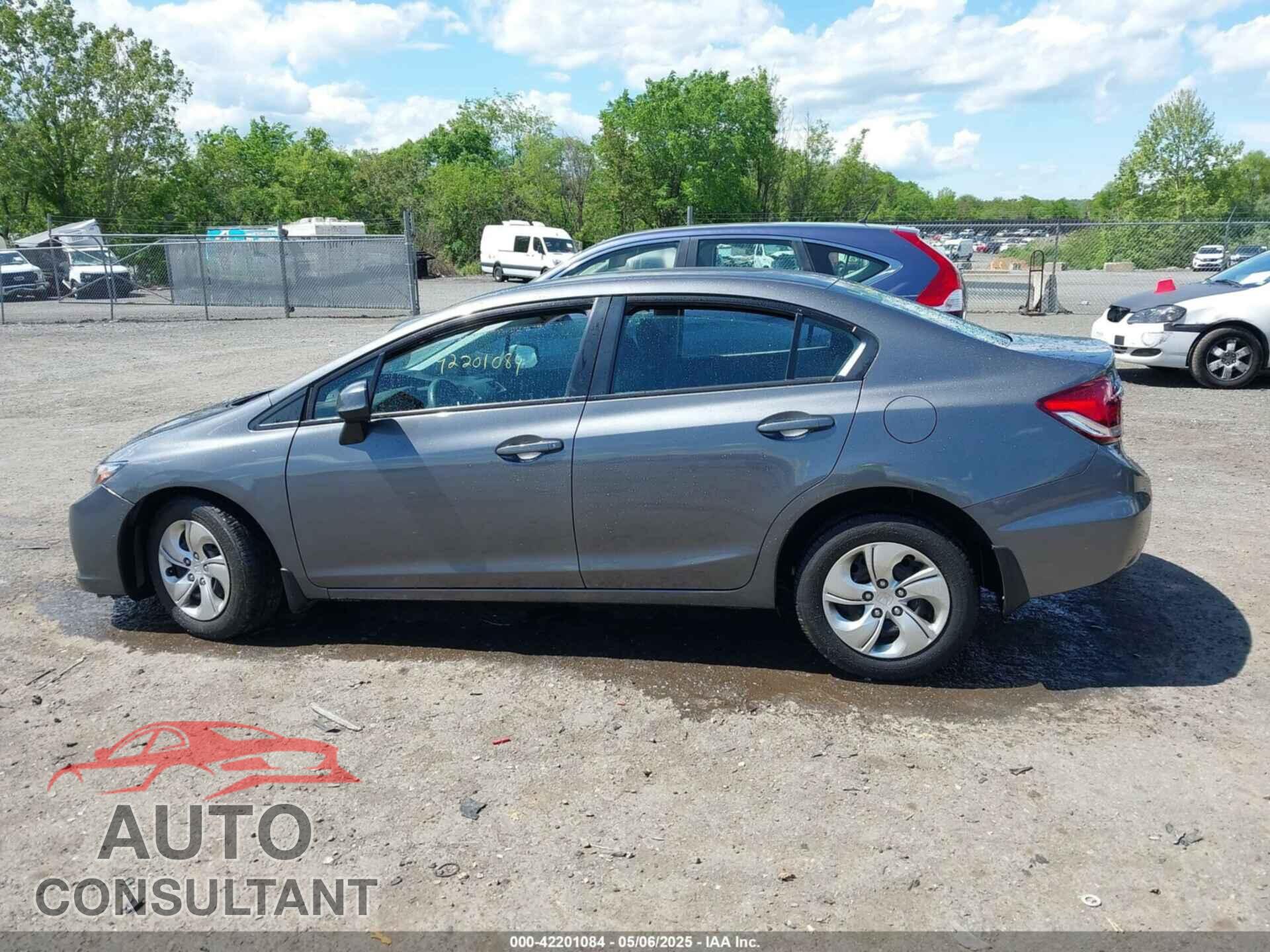 HONDA CIVIC 2013 - 19XFB2F55DE092870