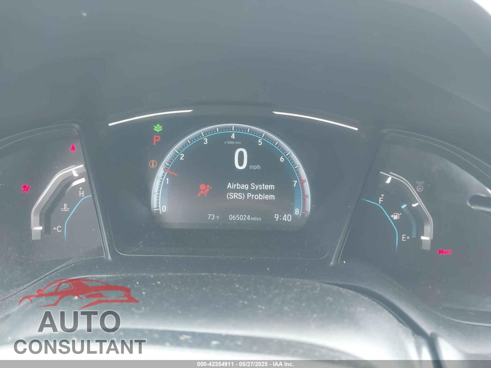 HONDA CIVIC 2019 - 2HGFC2F67KH581473