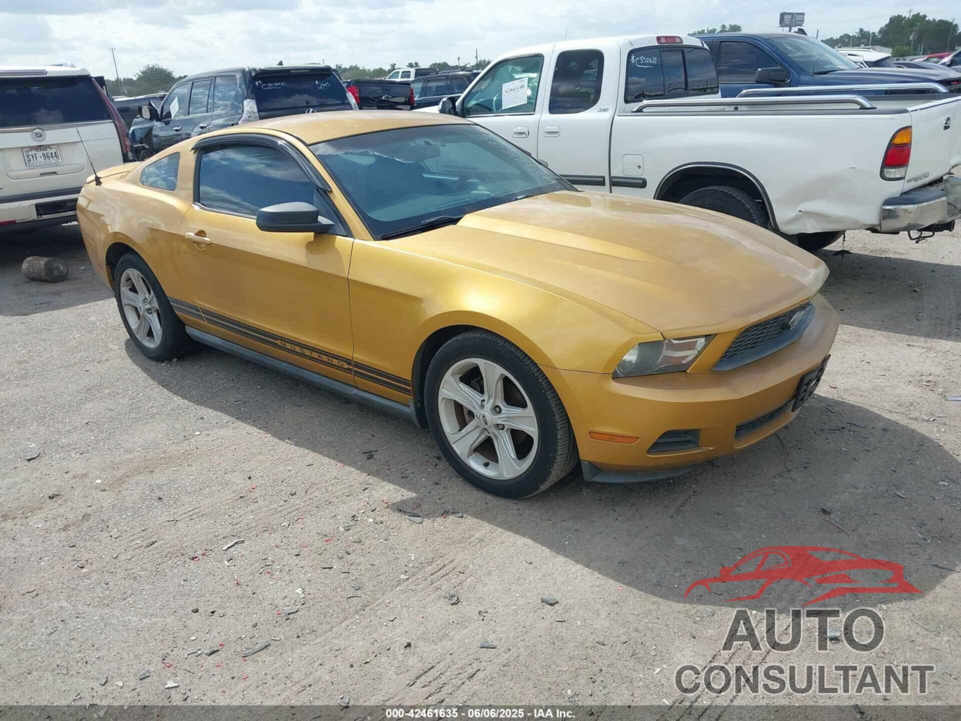 FORD MUSTANG 2010 - 1ZVBP8AN1A5153856