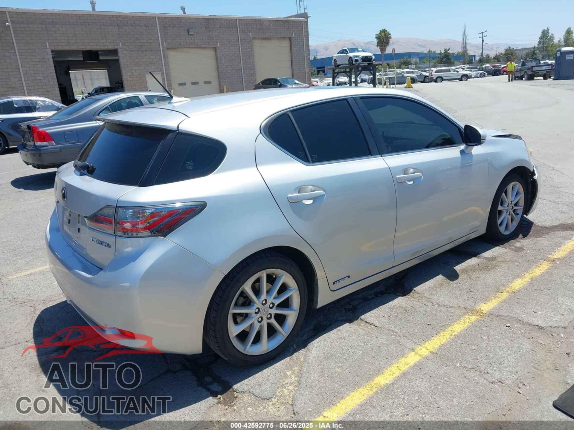 LEXUS CT 200H 2013 - JTHKD5BH8D2129559