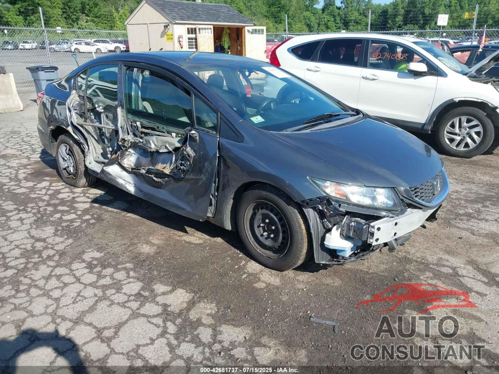 HONDA CIVIC 2013 - 19XFB2F55DE261091