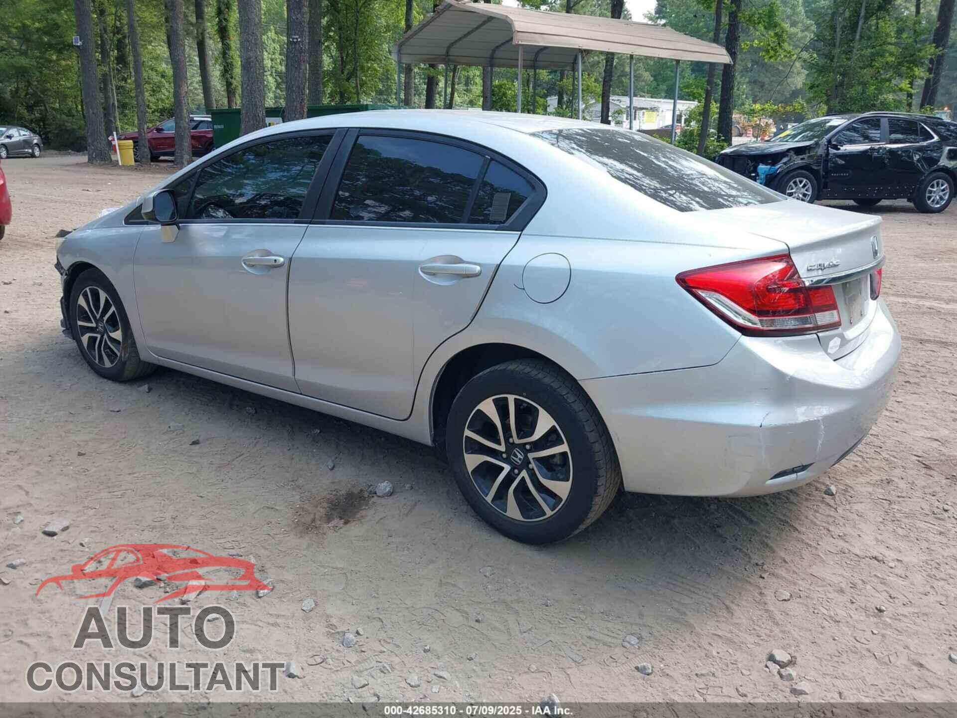HONDA CIVIC 2013 - 19XFB2F82DE255680