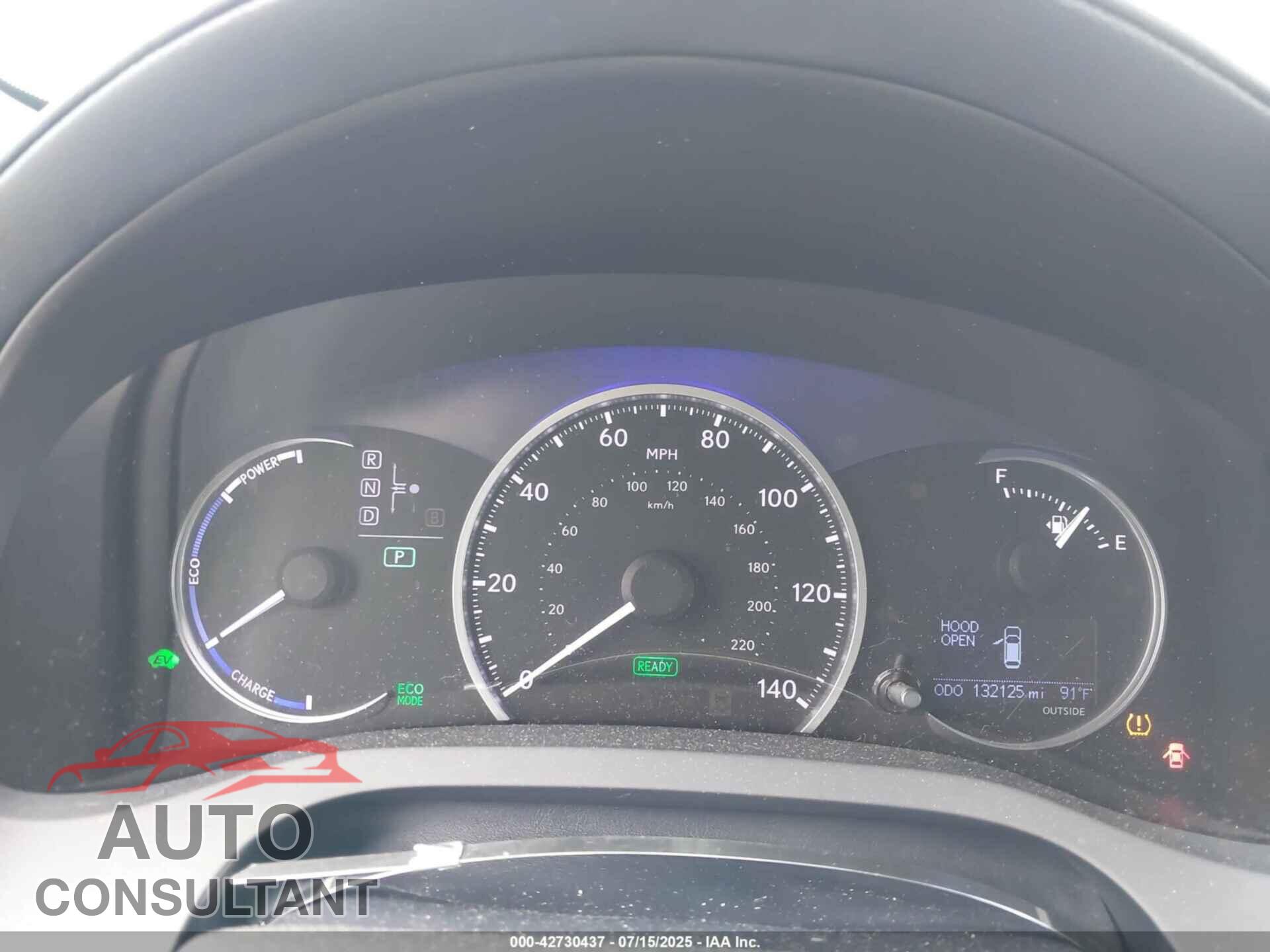 LEXUS CT 200H 2012 - JTHKD5BH3C2104986