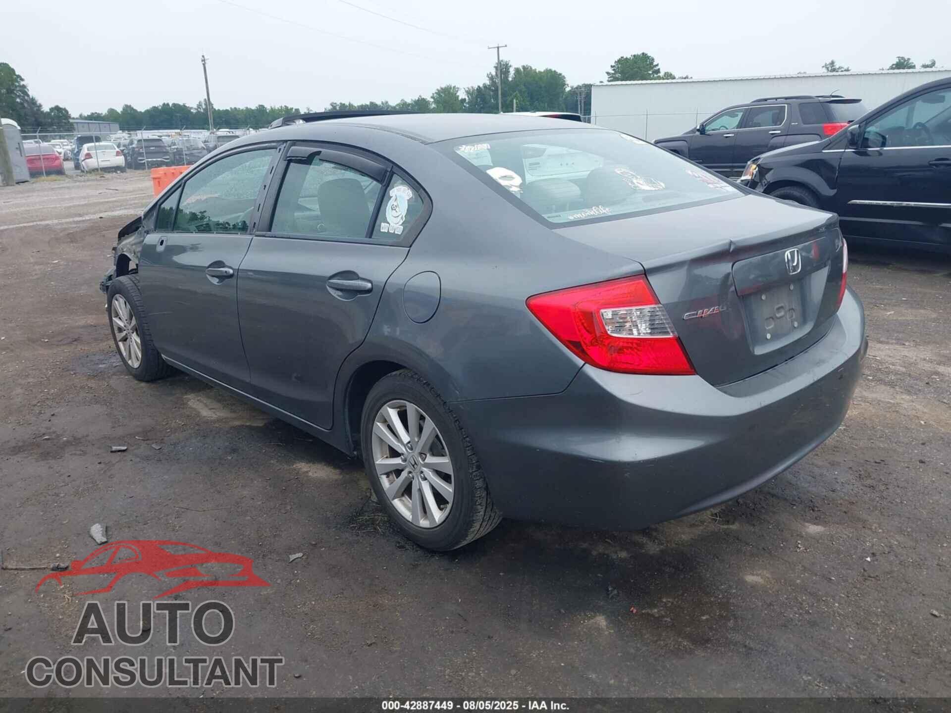 HONDA CIVIC 2012 - 19XFB2F89CE027691