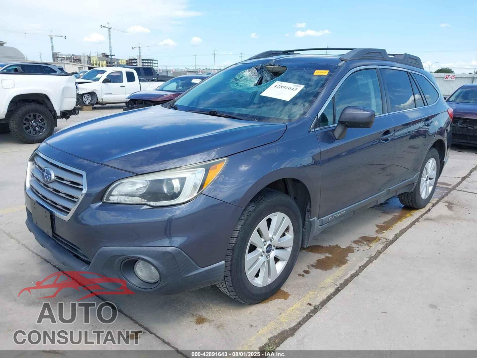 SUBARU OUTBACK 2016 - 4S4BSBCCXG3353113