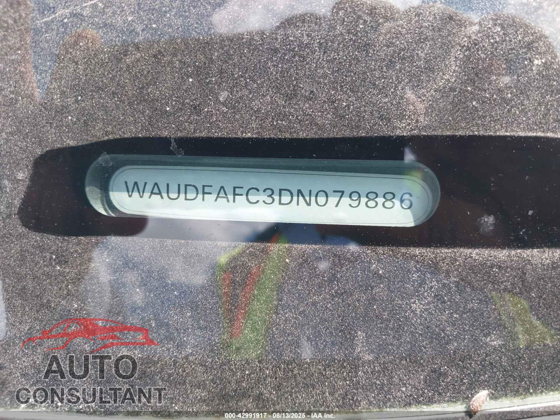 AUDI A6 2013 - WAUDFAFC3DN079886