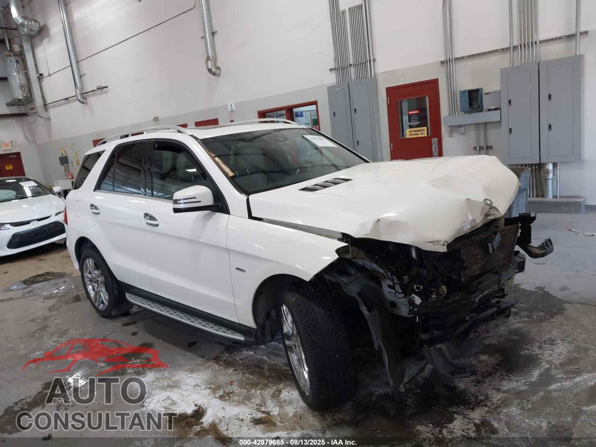 MERCEDES-BENZ ML 2012 - 4JGDA7DB7CA049385