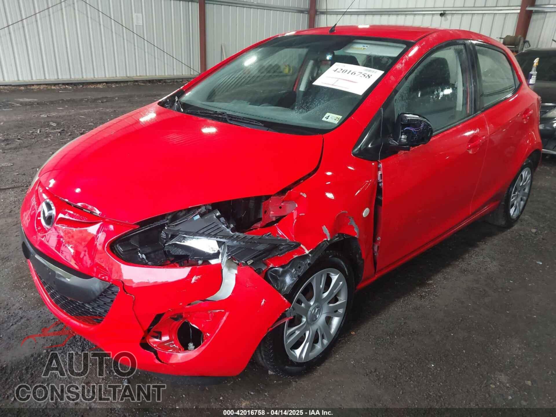 MAZDA MAZDA2 2014 - JM1DE1KY9E0177911