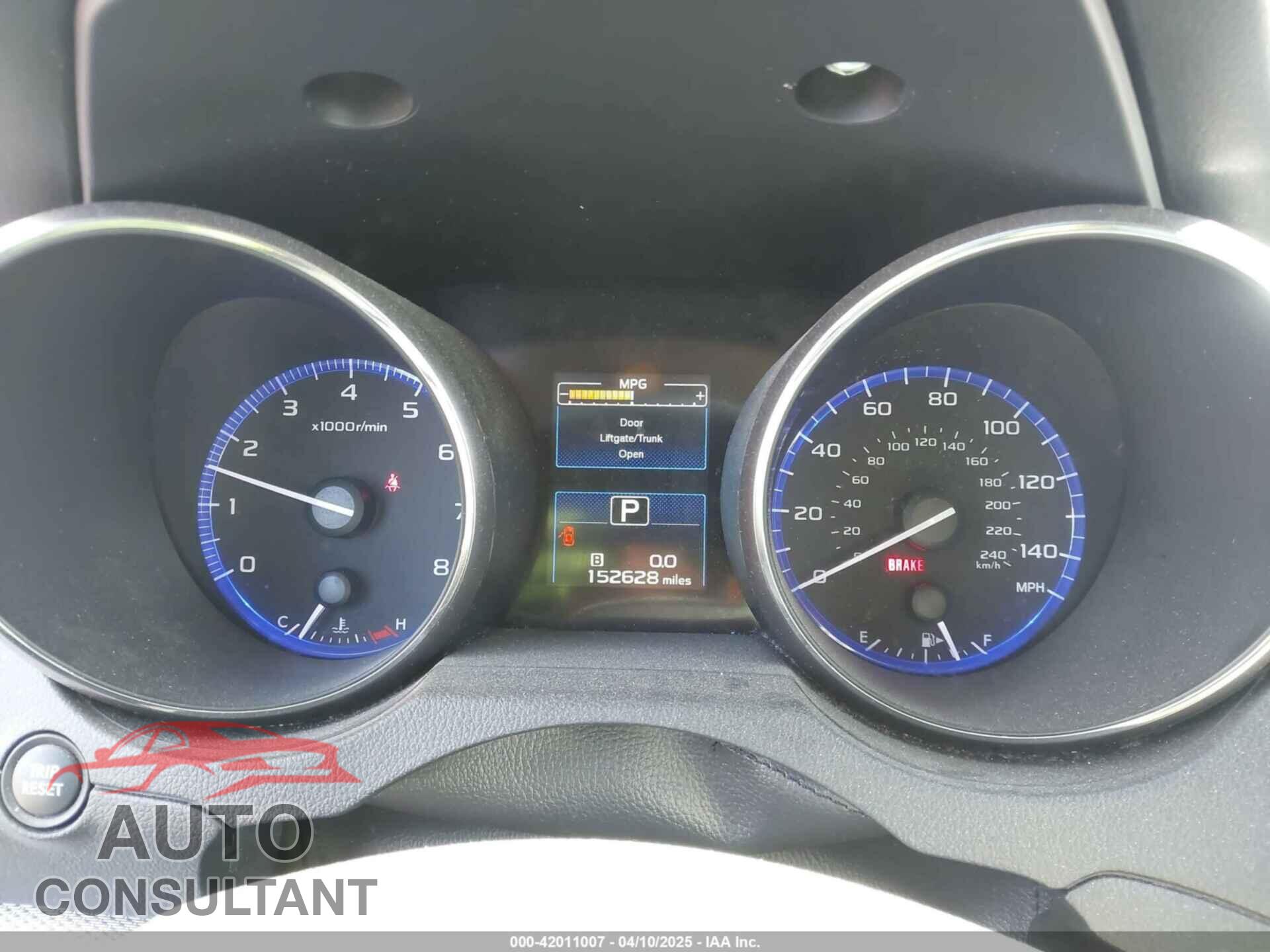 SUBARU OUTBACK 2015 - 4S4BSBDC2F3290862