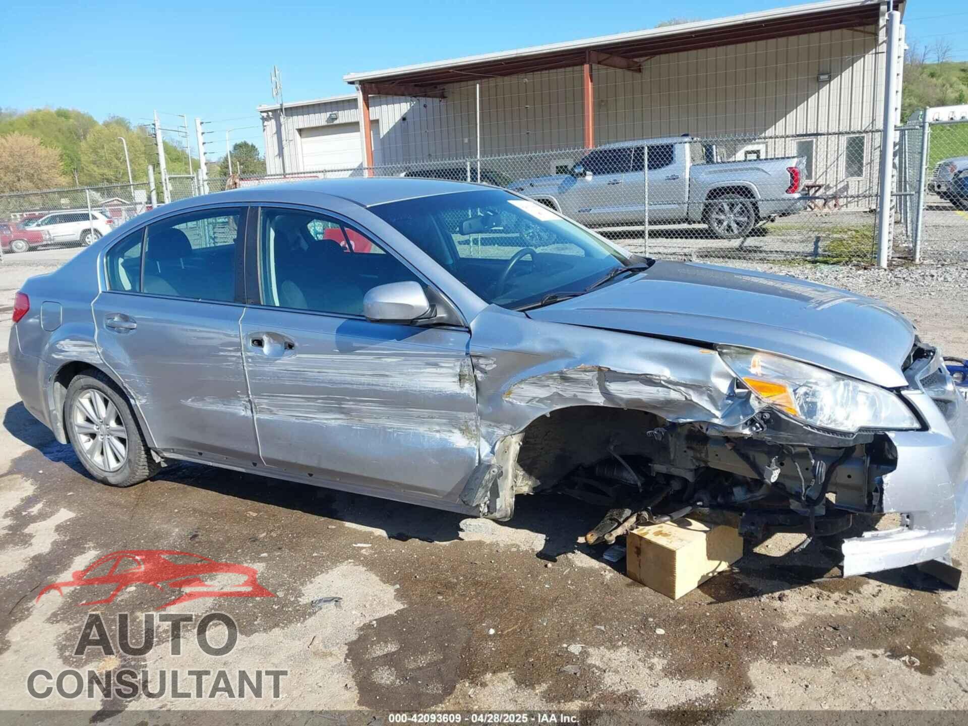 SUBARU LEGACY 2012 - 4S3BMBA68C3026845