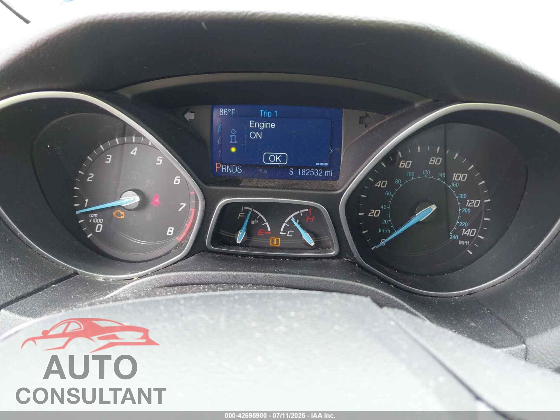 FORD FOCUS 2014 - 1FADP3F2XEL198394