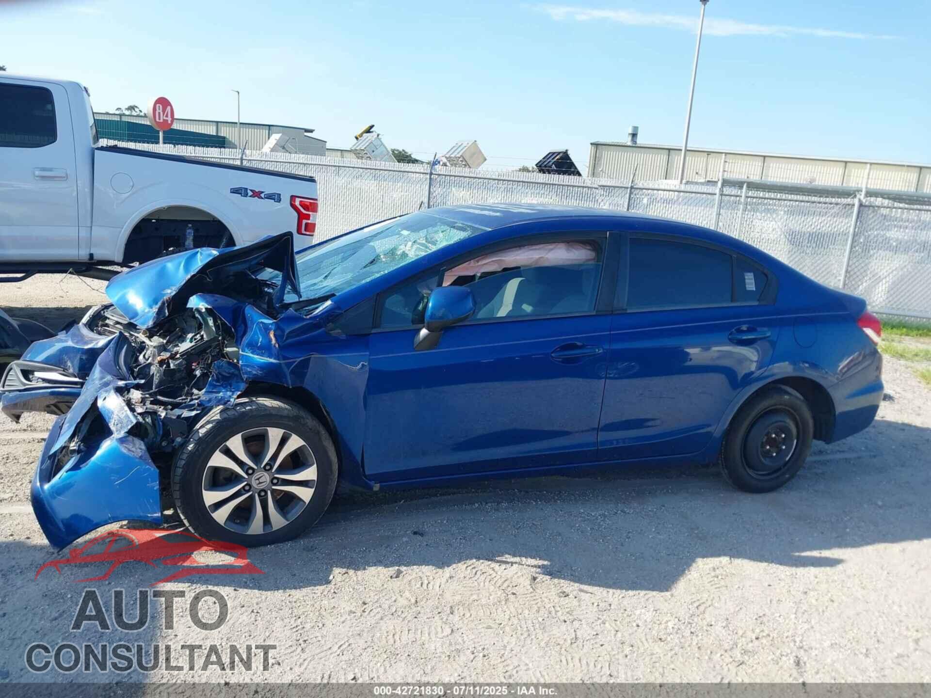 HONDA CIVIC 2013 - 19XFB2F58DE099120