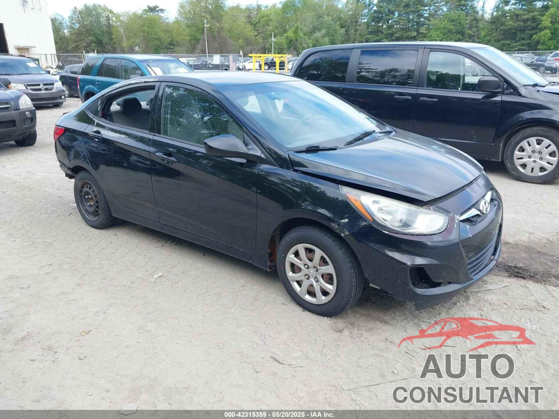 HYUNDAI ACCENT 2013 - KMHCT4AE5DU443762