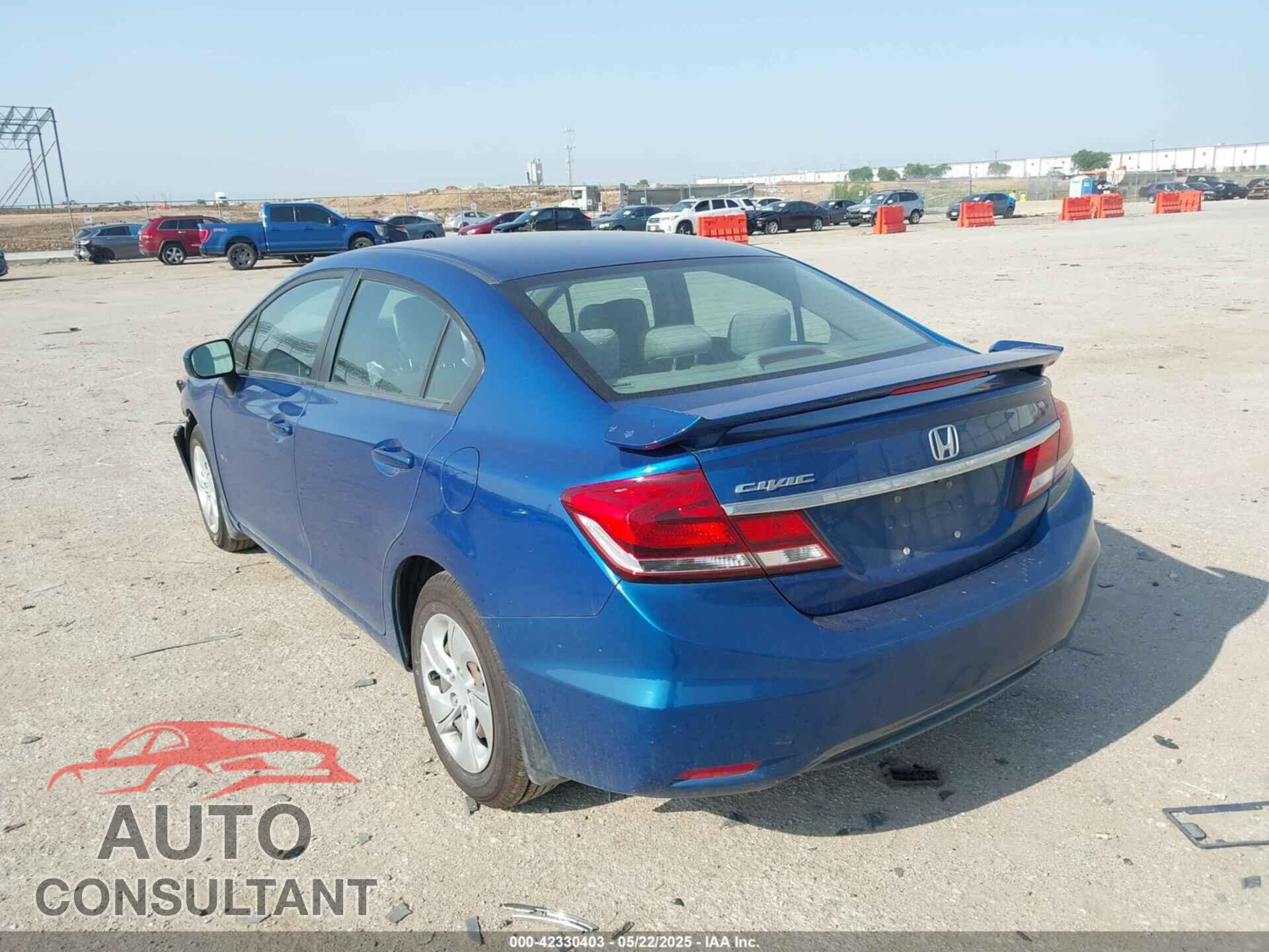 HONDA CIVIC 2014 - 19XFB2F52EE224257