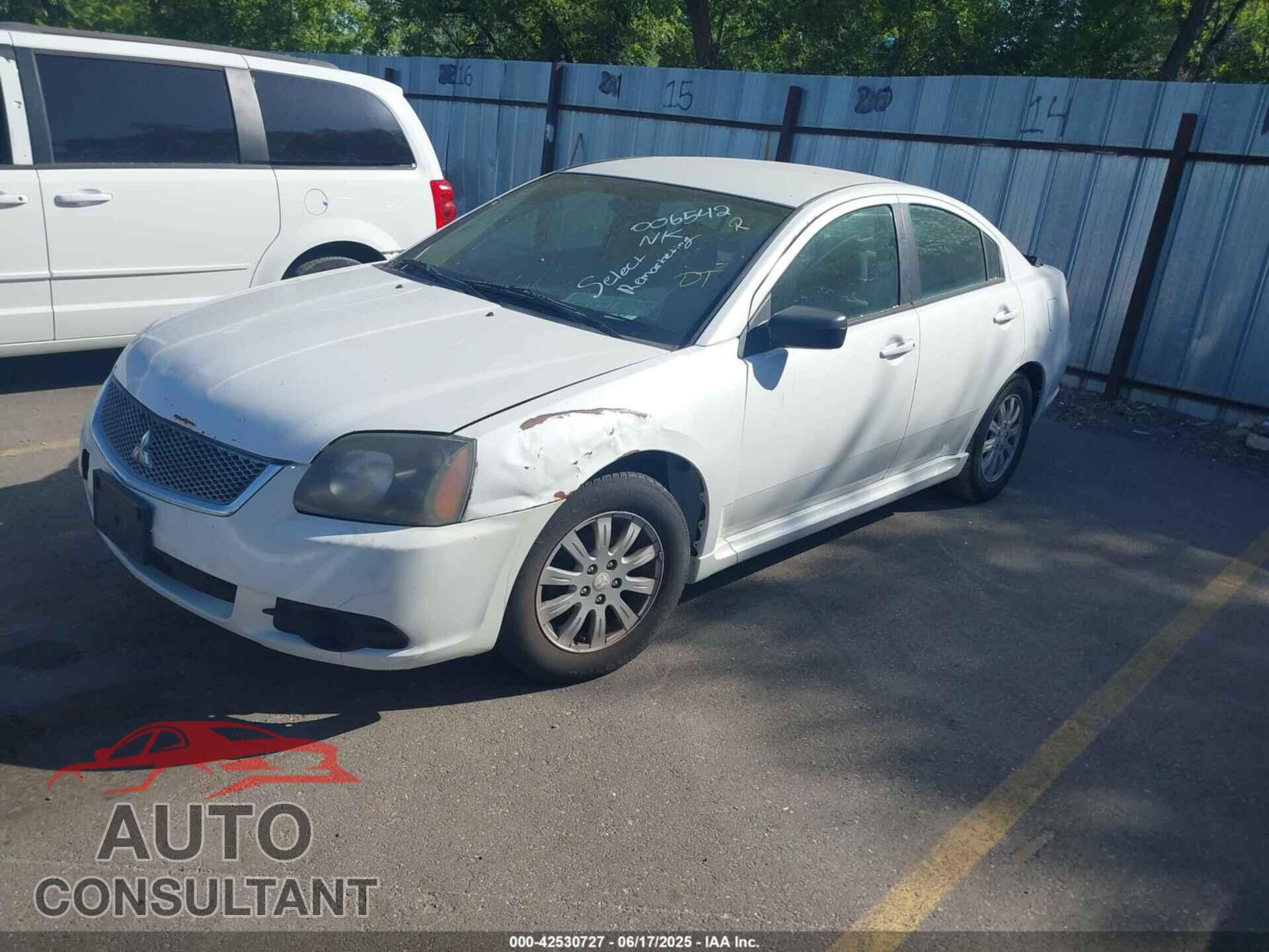 MITSUBISHI GALANT 2010 - 4A32B2FF4AE006542
