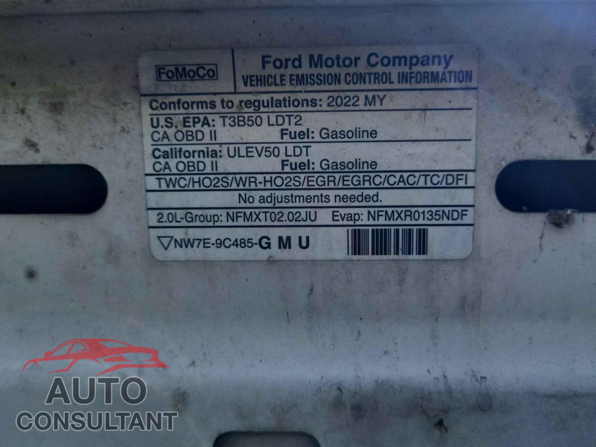 FORD EDGE 2022 - 2FMPK4G9XNBA64603