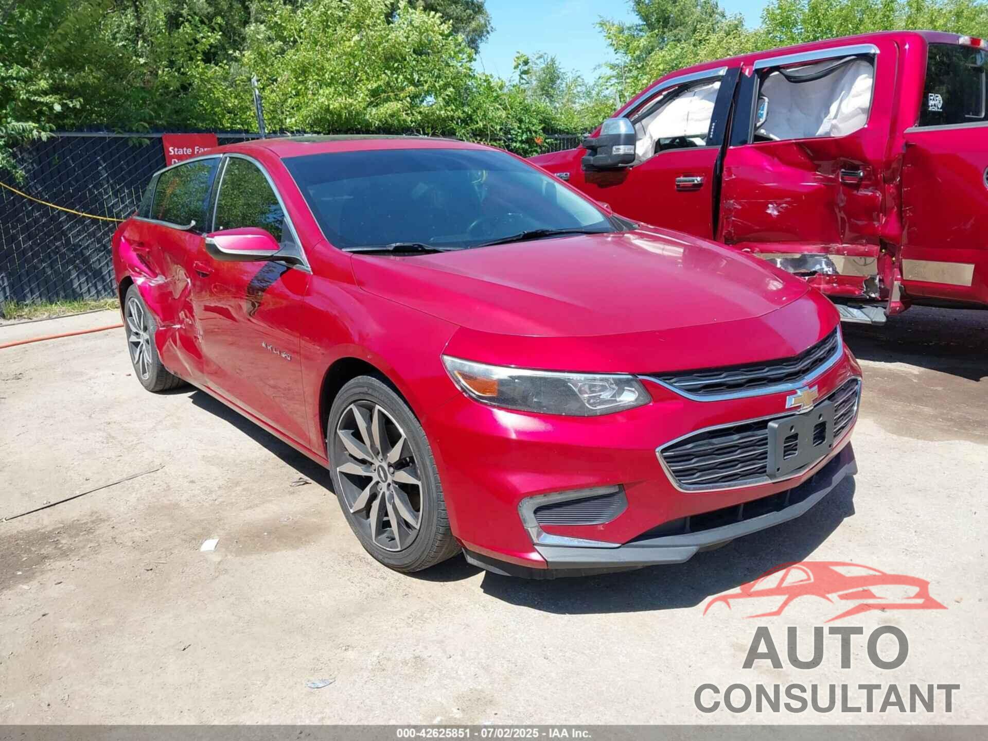 CHEVROLET MALIBU 2016 - 1G1ZE5ST8GF185170