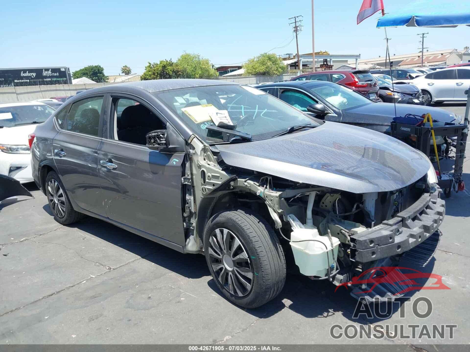NISSAN SENTRA 2016 - 3N1AB7APXGY266437