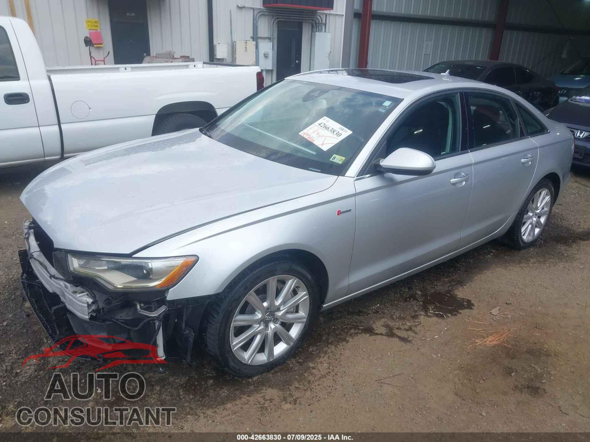 AUDI A6 2013 - WAUGGAFC5DN018162