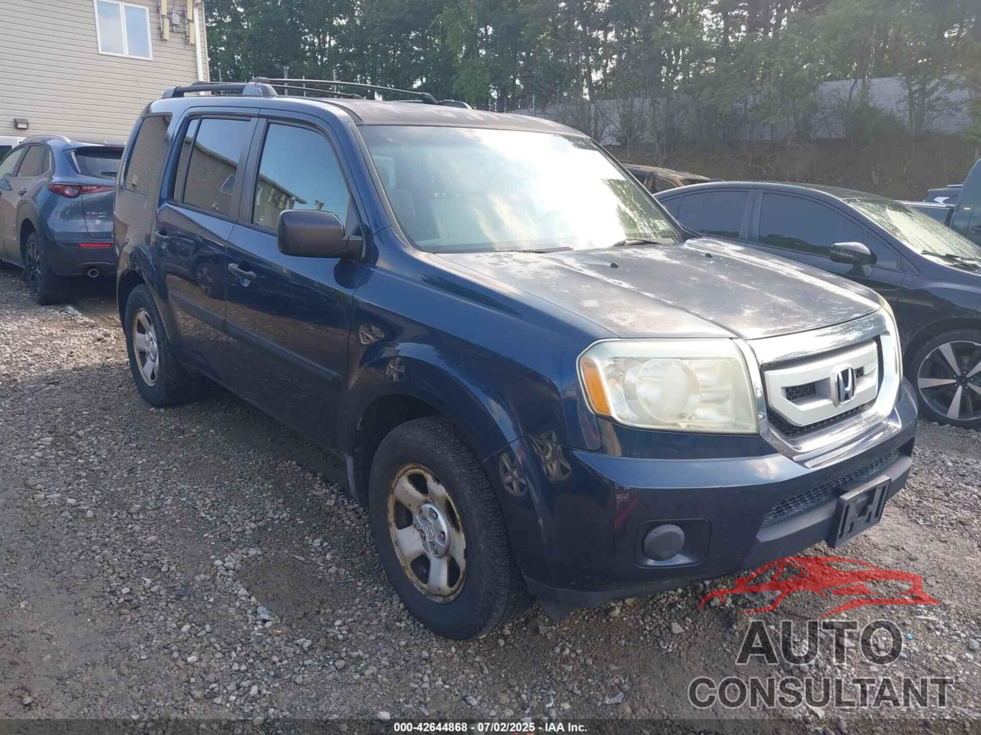 HONDA PILOT 2010 - 5FNYF4H26AB001851