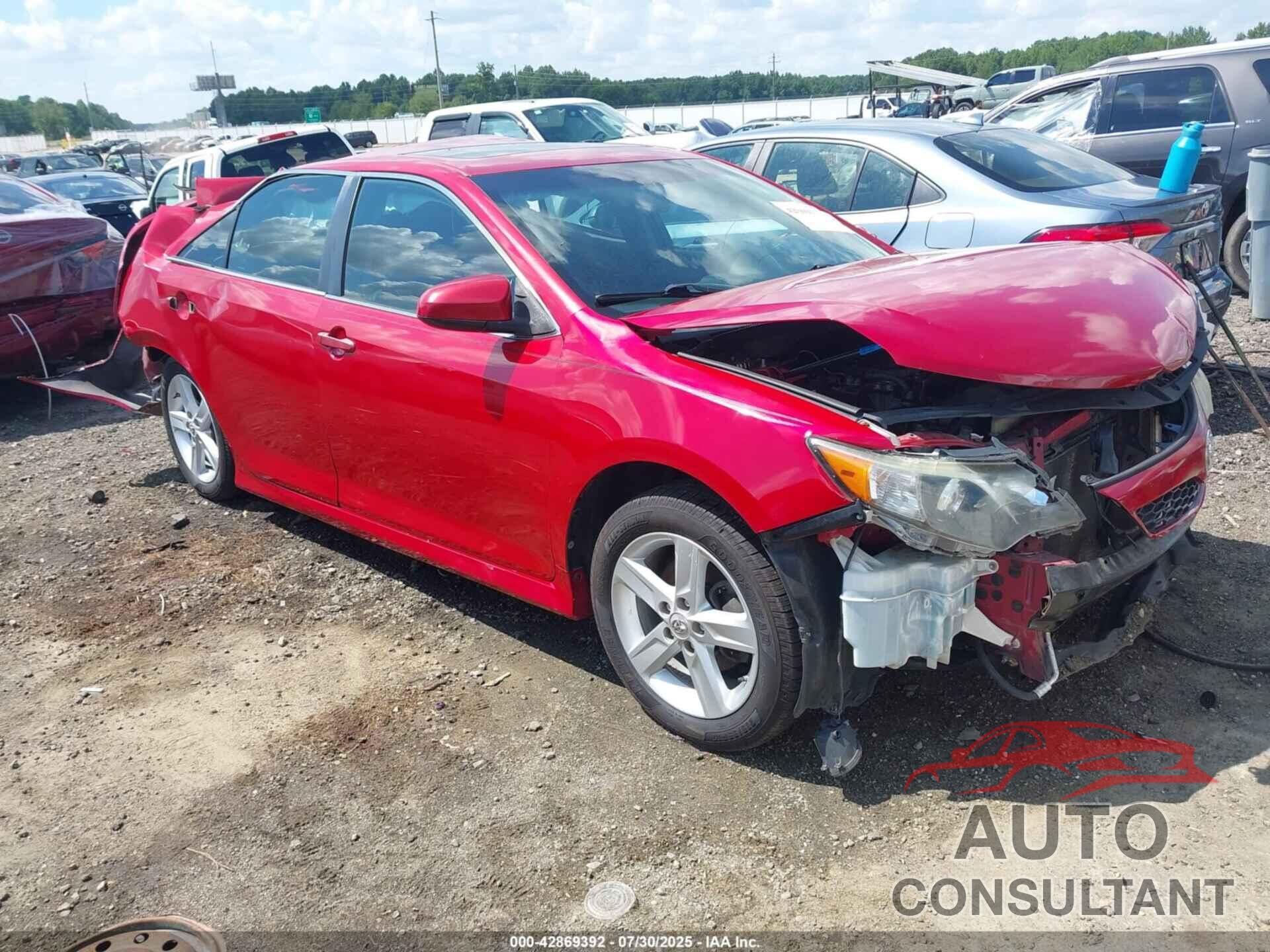 TOYOTA CAMRY 2012 - 4T1BF1FK0CU590151